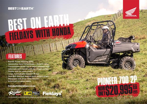 pioneer 700 fieldays a4 landscape promo page