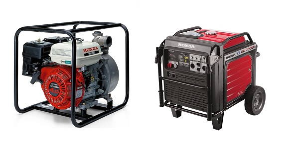 honda generators and honda pumps